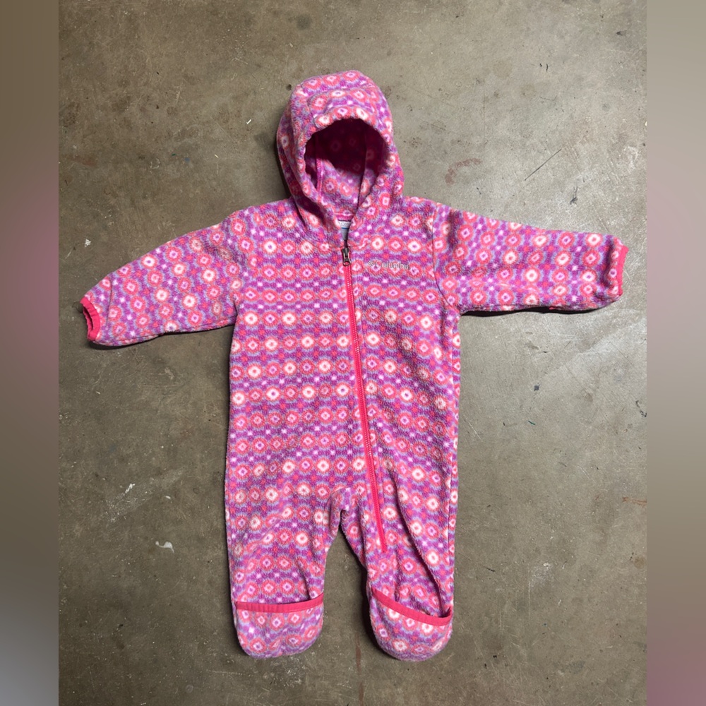 Columbia Baby Snowtop 2 Baby Bunting Fleece Size 3-6mo.